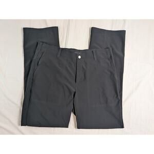 Nike Golf Pants Mens 34x32 Black Tiger Woods Collection Dri Fit YKK 585784